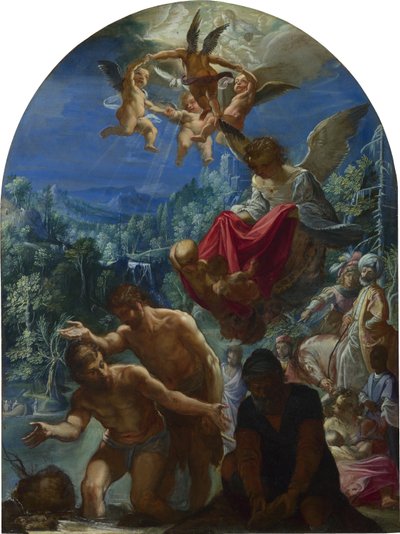 Il battesimo di Cristo da Adam Elsheimer